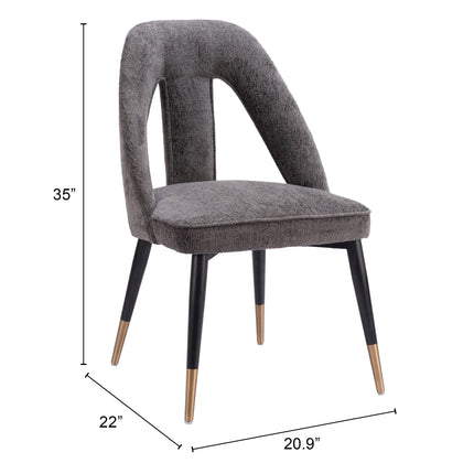 Artus Dining Chair Gray Chairs [TriadCommerceInc]   