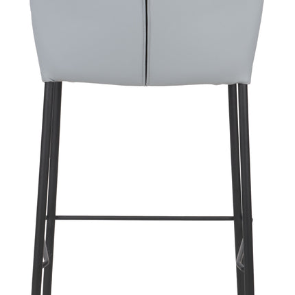 Linz Counter Stool (Set of 2) Gray Counter Stools TriadCommerceInc   