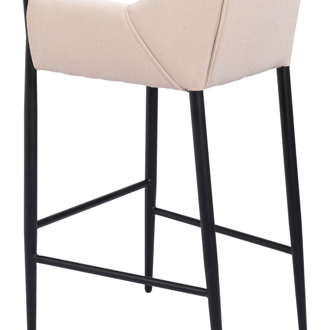 Andover Barstool Beige Barstools TriadCommerceInc   