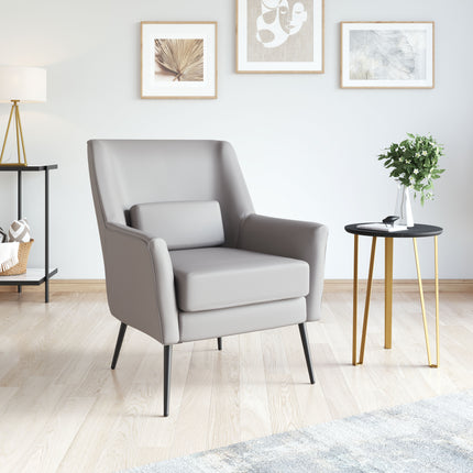 Ontario Accent Chair Gray Chairs [TriadCommerceInc]   