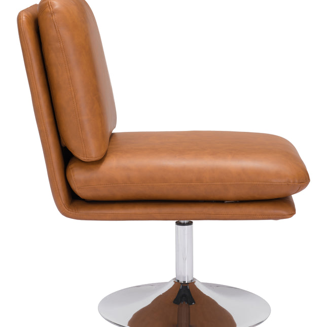 Rory Accent Chair Brown Chairs TriadCommerceInc   