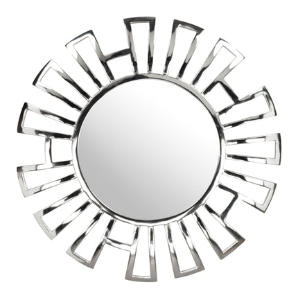 Calmar Round Mirror Chrome Mirrors [TriadCommerceInc]   