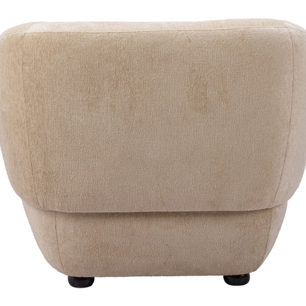 Bekker Accent Chair Golden Beige Chairs TriadCommerceInc   