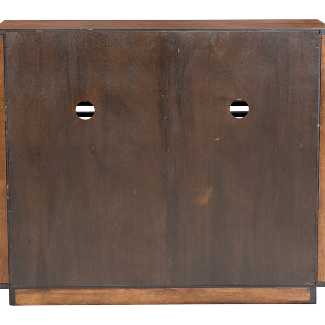 Linea Cabinet Walnut Storage TriadCommerceInc   