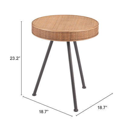 Stuart Side Table Natural Side Tables [TriadCommerceInc]   