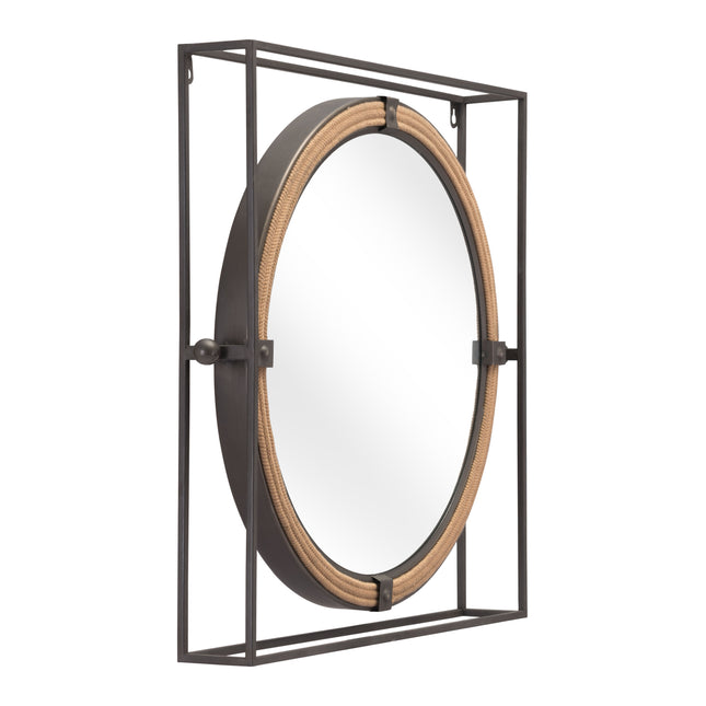 Capell Mirror Antique Gray Mirrors [TriadCommerceInc]   