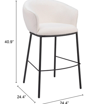 Essen Barstool Ivory Barstools [TriadCommerceInc]   