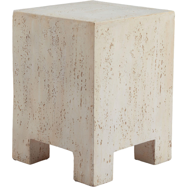 Kitara Side Table Beige Side Tables TriadCommerceInc   