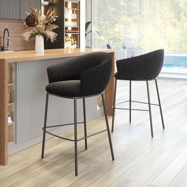 Essen Barstool Black & Bronze Barstools TriadCommerceInc   