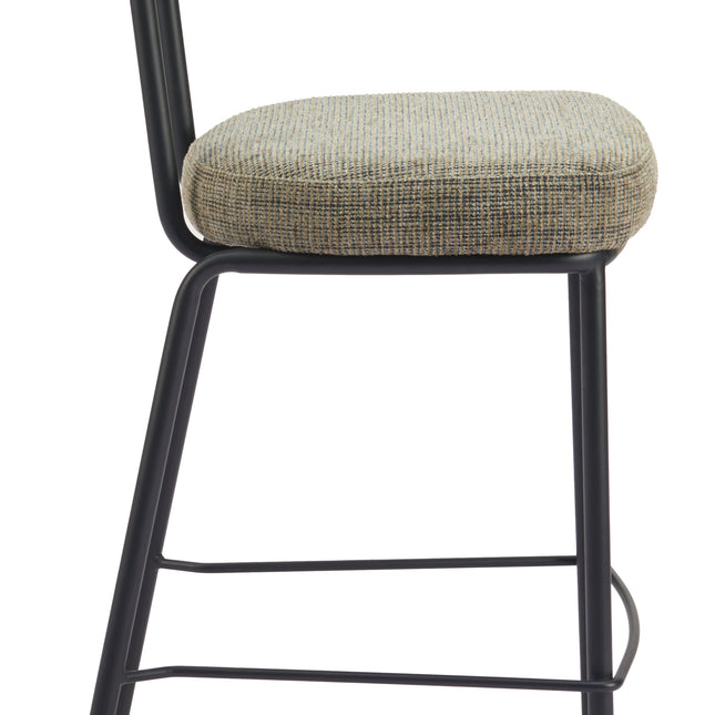 Kede Counter Stool Green Tweed Counter Stools TriadCommerceInc   