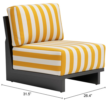 Shoreline Accent Chair Yellow Seating TriadCommerceInc   