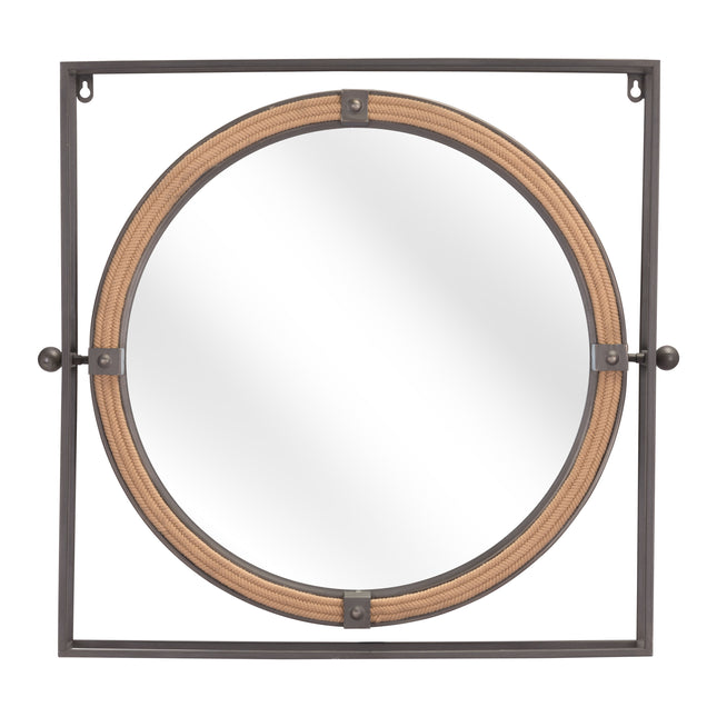 Capell Mirror Antique Gray Mirrors [TriadCommerceInc]   