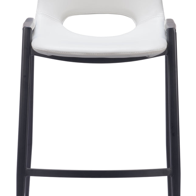 Desi Counter Stool (Set of 2) White Counter Stools TriadCommerceInc   