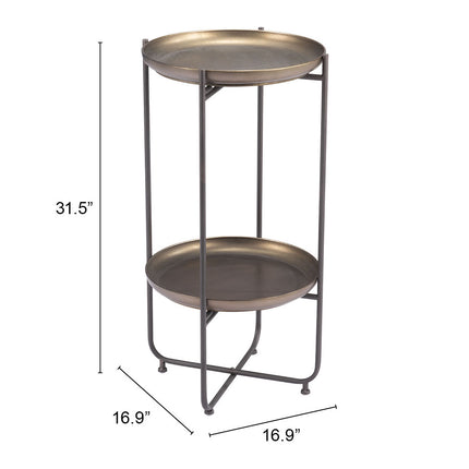 Bronson Accent Table Bronze Accent tables TriadCommerceInc   