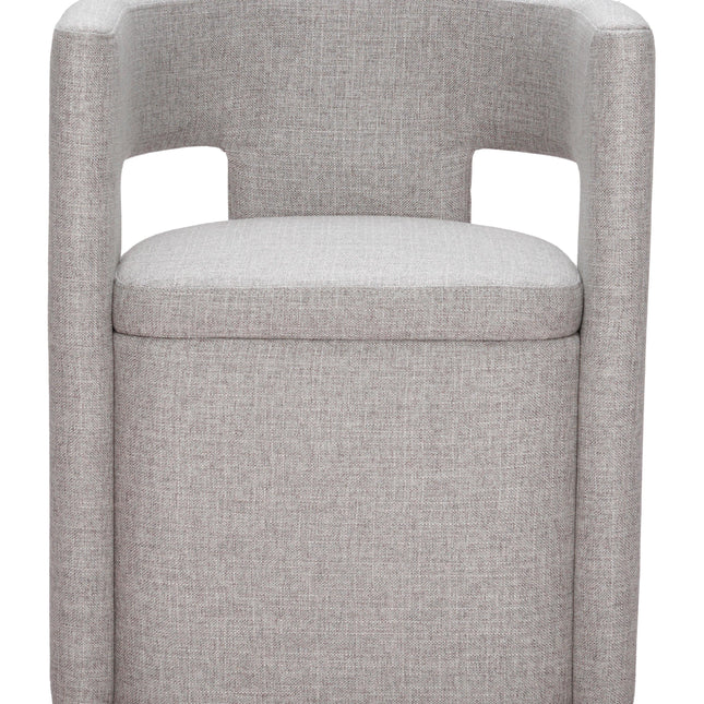 Papua Dining Chair Gray Chairs TriadCommerceInc   