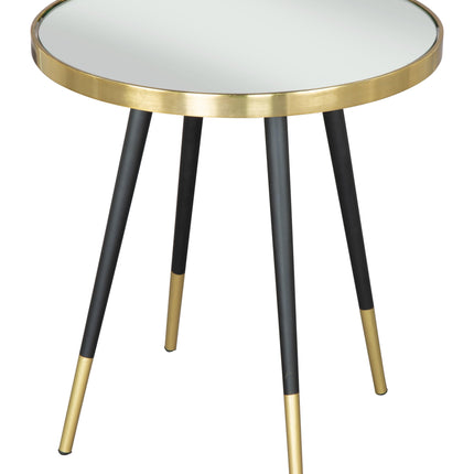 Particle Side Table Gold & Black Side Tables TriadCommerceInc   