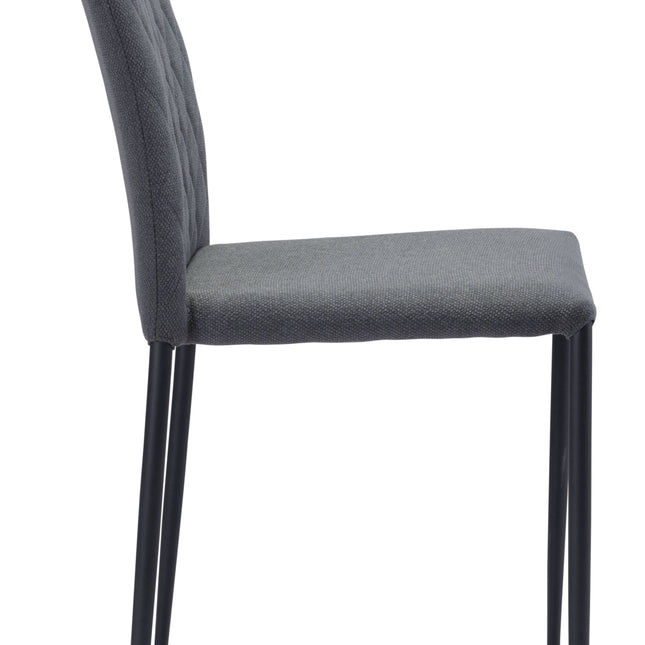 Harve Dining Chair (Set of 2) Gray Chairs TriadCommerceInc   