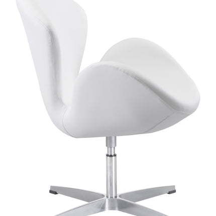 Pori Accent Chair White Chairs TriadCommerceInc   