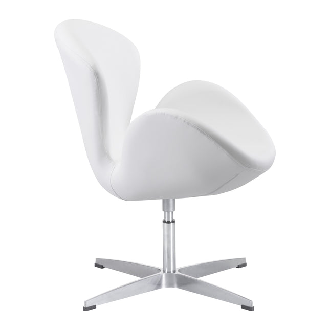 Pori Accent Chair White Chairs [TriadCommerceInc]   