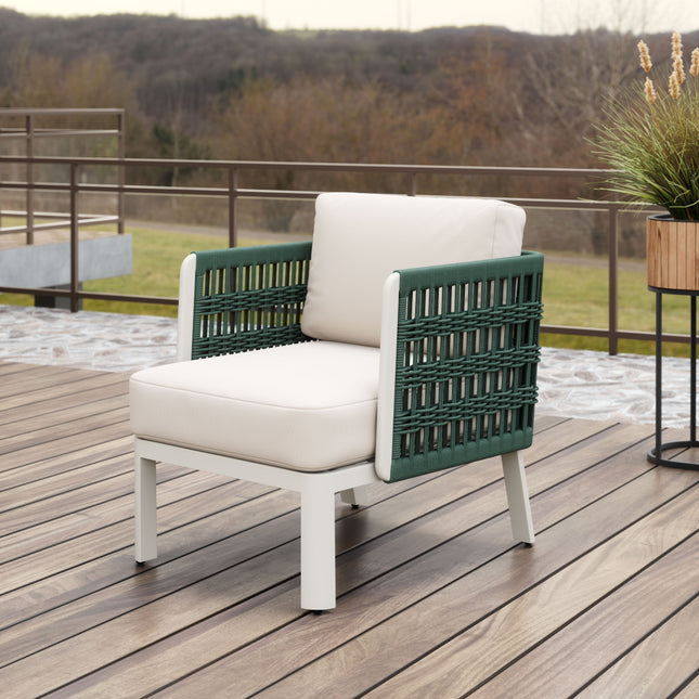 Bridgehampton Armchair White Seating TriadCommerceInc   