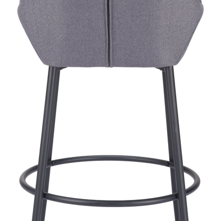 Vila Barstool (Set of 2) Gray Barstools TriadCommerceInc   