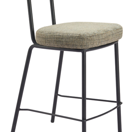 Kede Counter Stool Green Tweed Counter Stools TriadCommerceInc Default Title  