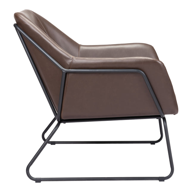 Jose Accent Chair Brown Chairs [TriadCommerceInc]   