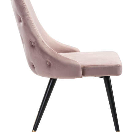 Piccolo Dining Chair (Set of 2) Pink Chairs TriadCommerceInc   