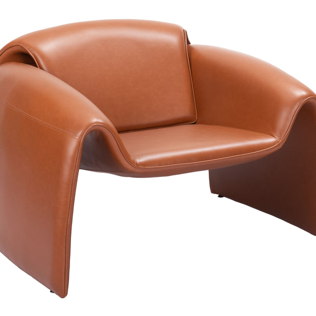 Horten Accent Chair Brown Chairs TriadCommerceInc Default Title  