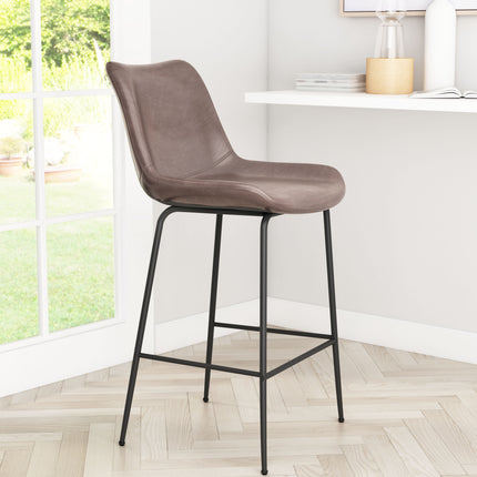 Byron Counter Stool Brown Counter Stools TriadCommerceInc   