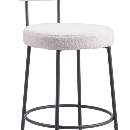 Blanca Counter Stool (Set of 2) Ivory Counter Stools [TriadCommerceInc] Default Title  