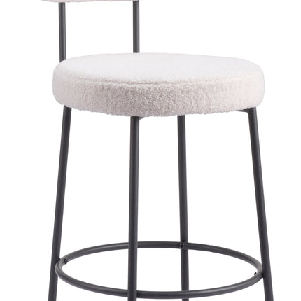 Blanca Counter Stool (Set of 2) Ivory Counter Stools TriadCommerceInc Default Title  