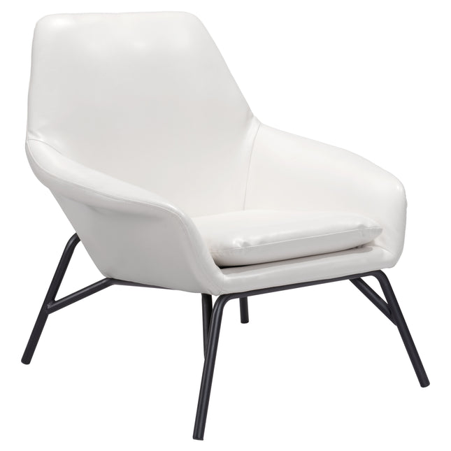 Javier Accent Chair White Chairs TriadCommerceInc   