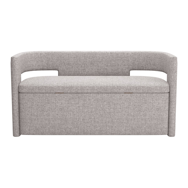 Papua Storage Bench Gray Benches [TriadCommerceInc]   