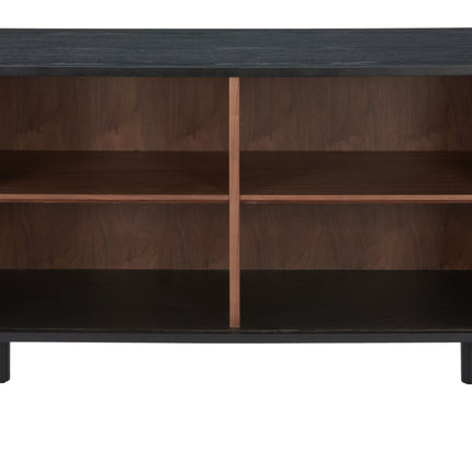 Koriana Sideboard Black & Walnut Storage [TriadCommerceInc]   