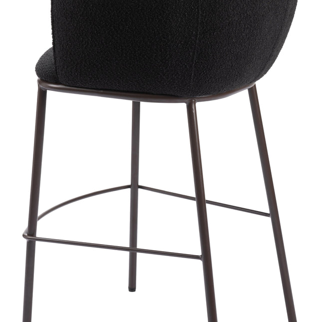 Essen Barstool Black & Bronze Barstools TriadCommerceInc   