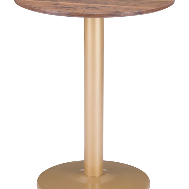 Alto Bistro Table Brown & Gold Tables TriadCommerceInc   