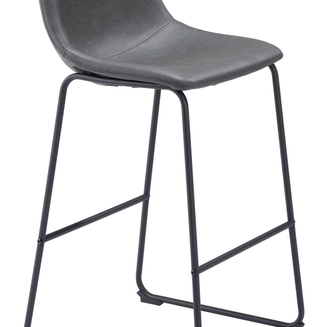 Smart Barstool (Set of 2) Charcoal Barstools TriadCommerceInc   