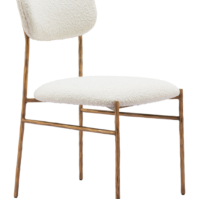 Sydhavnen Dining Chair Cream & Gold Chairs TriadCommerceInc Default Title  