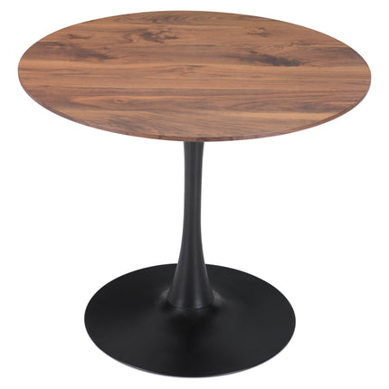 Opus Dining Table Brown & Black Tables TriadCommerceInc   