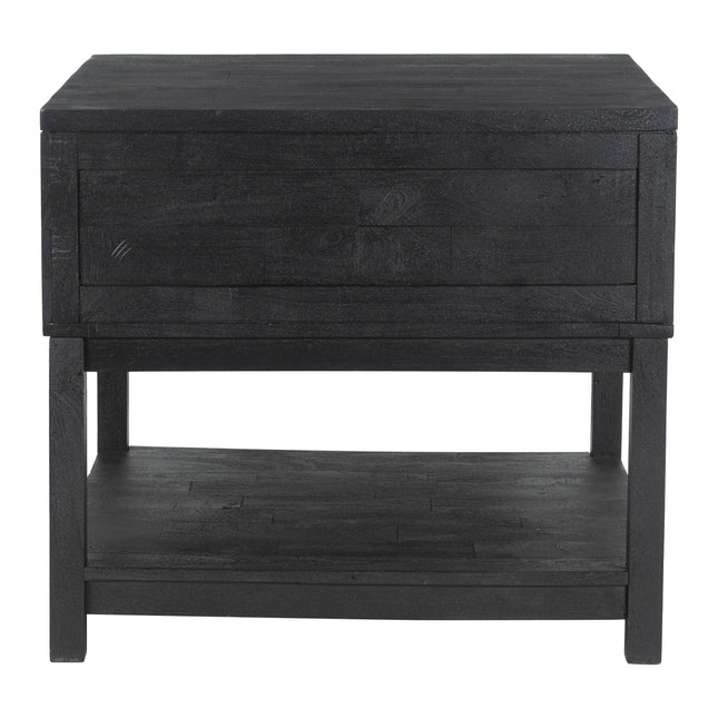 Surat Side Table Black Side Tables TriadCommerceInc   