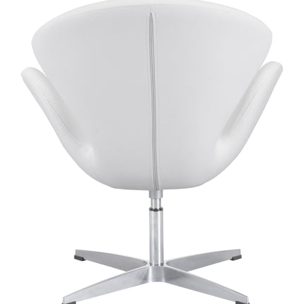 Pori Accent Chair White Chairs TriadCommerceInc   