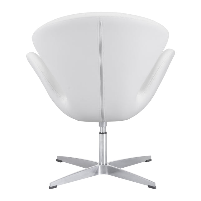 Pori Accent Chair White Chairs [TriadCommerceInc]   