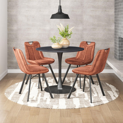 Tyler Dining Chair (Set of 2) Brown Chairs [TriadCommerceInc]   