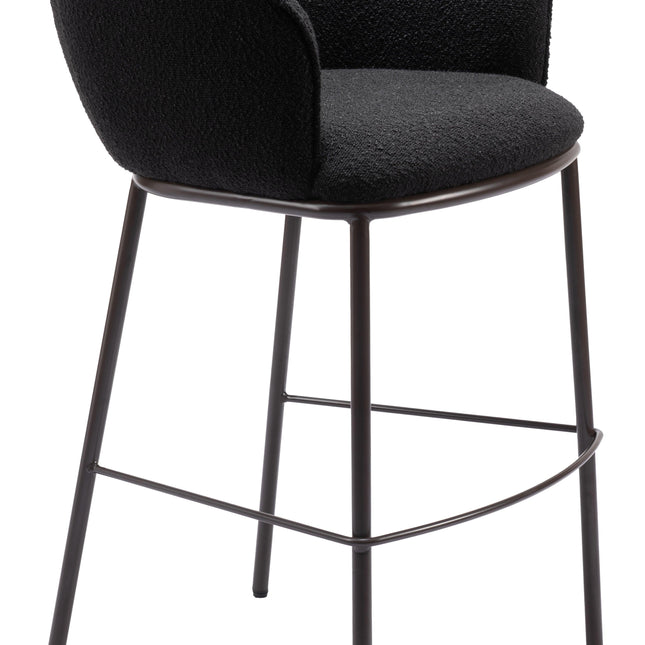 Essen Barstool Black & Bronze Barstools TriadCommerceInc   