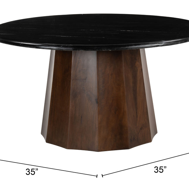 Aipe Coffee Table Black & Brown Coffee Tables TriadCommerceInc   