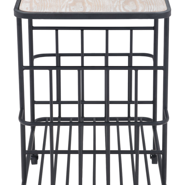 Argus Bar Cart Black Storage TriadCommerceInc   