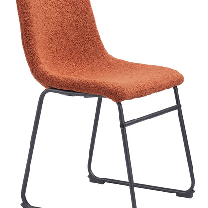 Smart Dining Chair (Set of 2) Burnt Orange Chairs TriadCommerceInc   