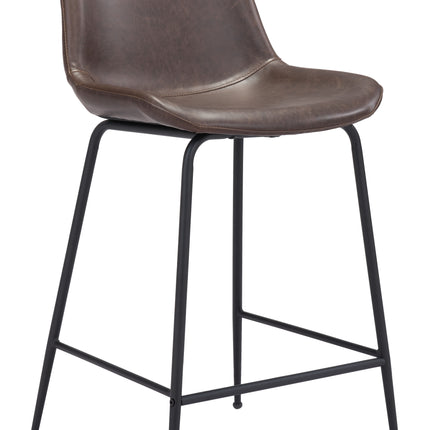 Byron Counter Stool Brown Counter Stools TriadCommerceInc Default Title  