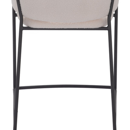 Marcel Barstool (Set of 2) Cream Barstools TriadCommerceInc   